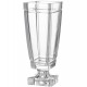 Vaso 36cm Glanz Em Cristal Ecológico Com Pé